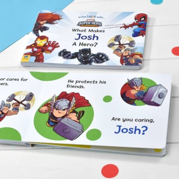 Disney Personalised What Makes Me a Hero Marvel Board Book