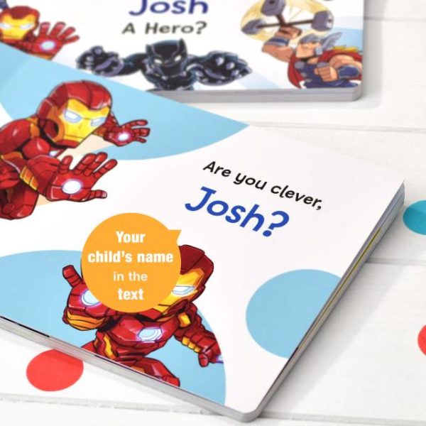 Disney Personalised What Makes Me a Hero Marvel Board Book