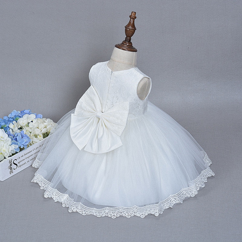 White Princess Bow Dress | Itty Bitty