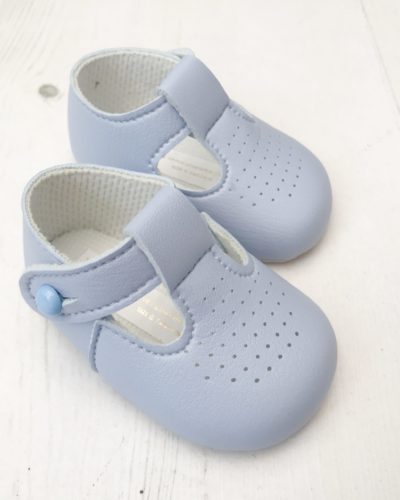 Itty Bitty First Blue T Bar Soft Sole Shoes