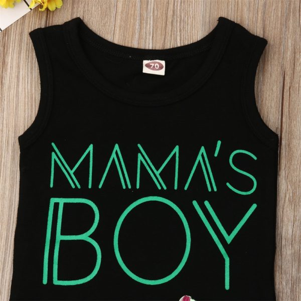 Itty Bitty Baby Boys Mamas Boy Summer Set