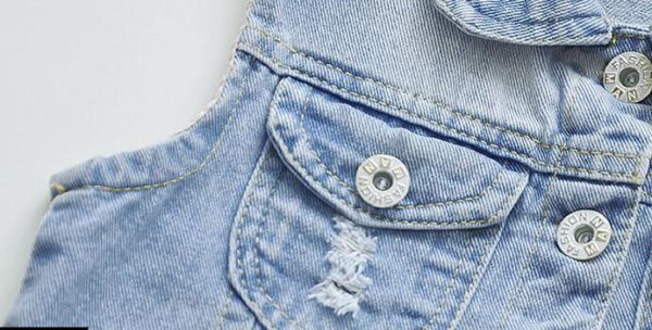 Itty Bitty Princess Swan Denim Jacket