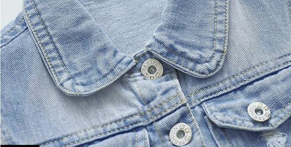 Itty Bitty Princess Swan Denim Jacket