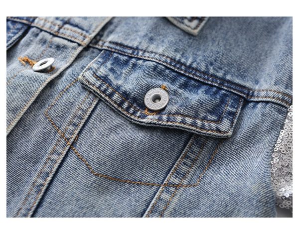 Itty Bitty Unicorn Sparkle Denim Jacket