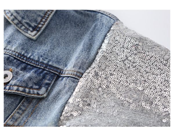 Itty Bitty Unicorn Sparkle Denim Jacket