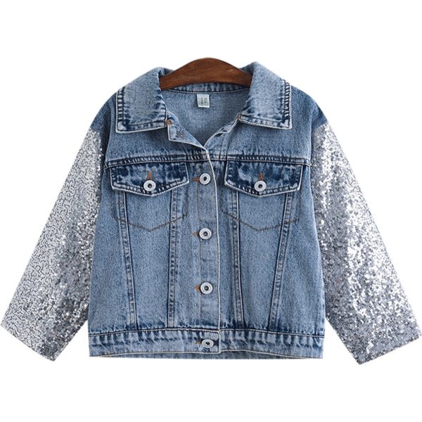 Itty Bitty Unicorn Sparkle Denim Jacket