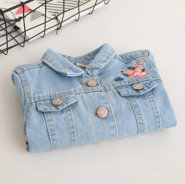 Itty Bitty Butterfly Denim Jacket