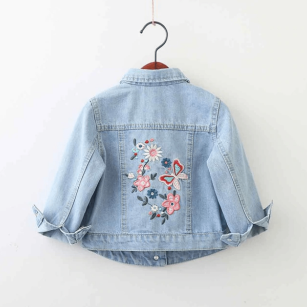 Itty Bitty Butterfly Denim Jacket