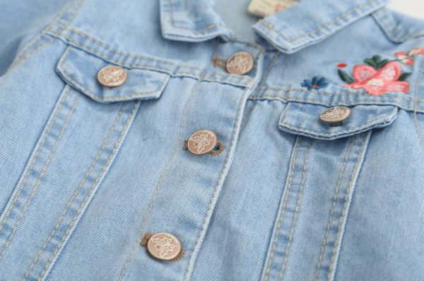 Itty Bitty Butterfly Denim Jacket