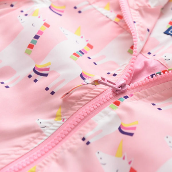 Itty Bitty Unicorn Windbreaker Jacket