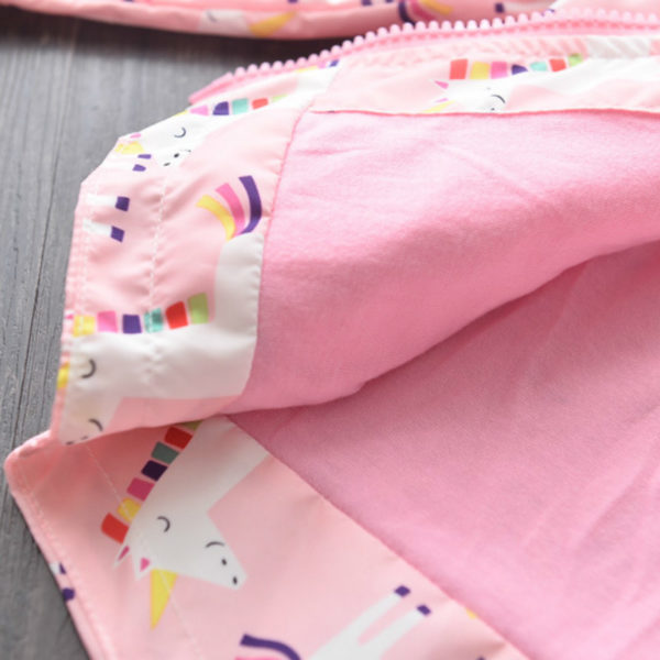 Itty Bitty Unicorn Windbreaker Jacket