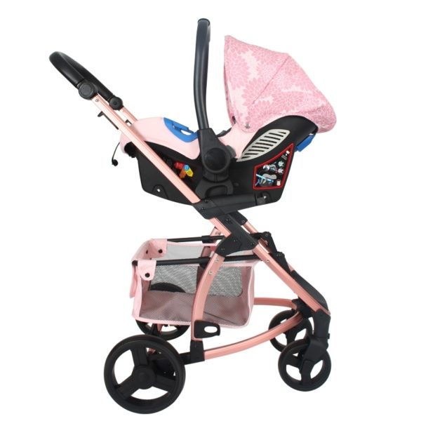 Katie Piper MB200+ Rose Gold Floral Travel System