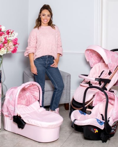 Katie Piper MB200+ Rose Gold Floral Travel System