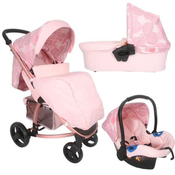 Katie Piper MB200+ Rose Gold Floral Travel System