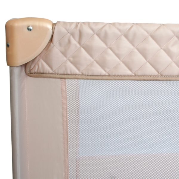 My Babiie Rose Gold Blush Quilted Travel Cot