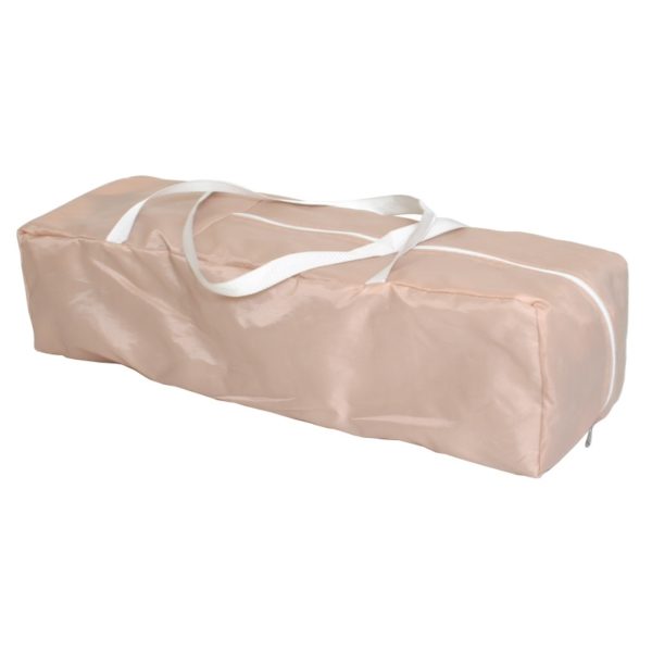 My Babiie Rose Gold Blush Quilted Travel Cot