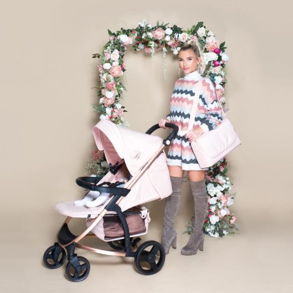 My Babiie Billie Faiers MB200+ Rose Gold and Blush Pink Travel System