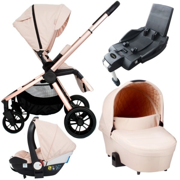 Billie Faiers MB400 Rose Gold and Blush Melange Travel System