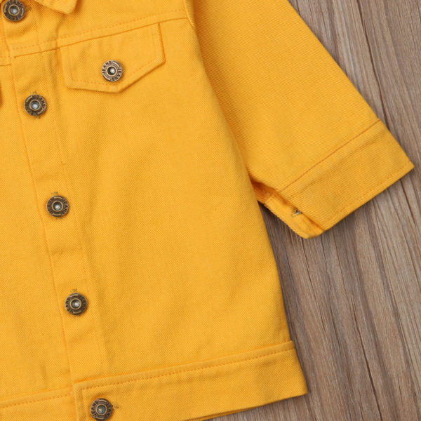 Itty Bitty Yellow Denim Jacket