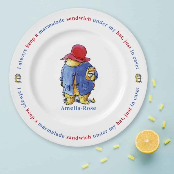 Paddington Bear Marmalade Sandwich 8 Rimmed Plate" - Image 5