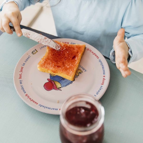 Paddington Bear Marmalade Sandwich 8 Rimmed Plate"