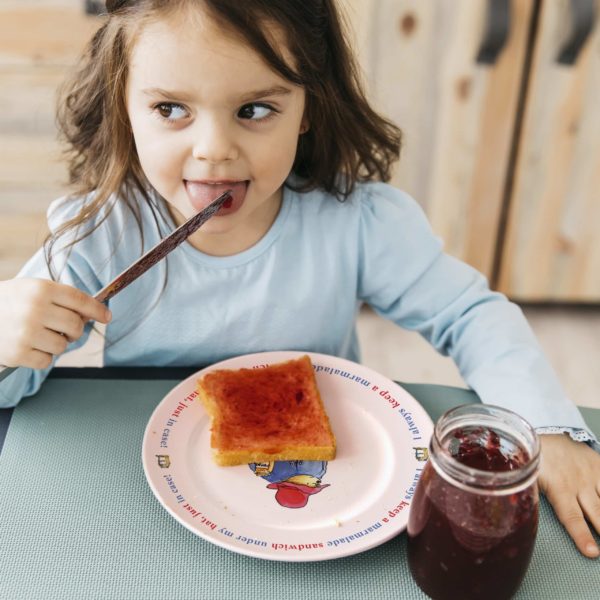 Paddington Bear Marmalade Sandwich 8 Rimmed Plate" - Image 8