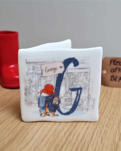 Paddington Bear Initial Message Card