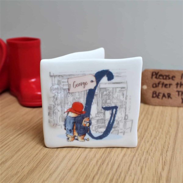 Paddington Bear Initial Message Card