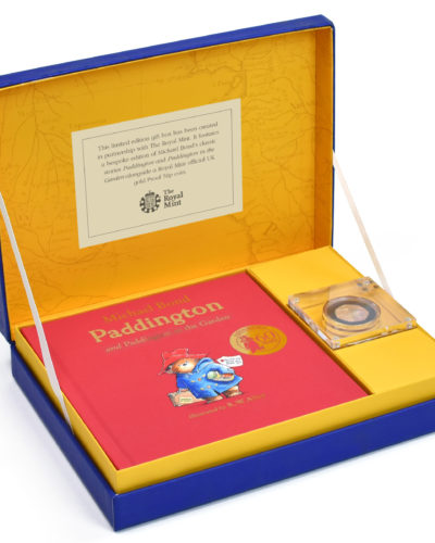 Paddington Bear Gold Royal Mint Collection Box