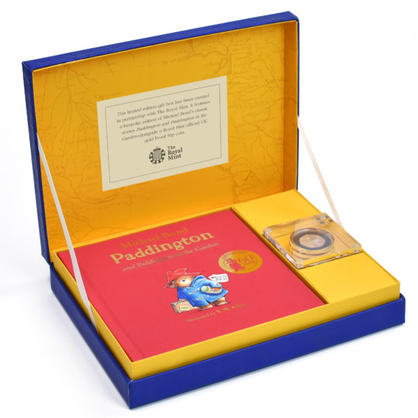Paddington Bear Gold Royal Mint Collection Box