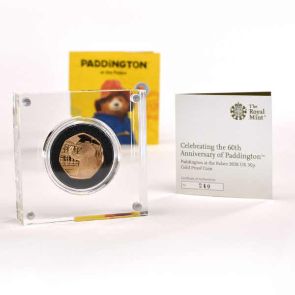 Paddington Bear Gold Royal Mint Collection Box - Image 3