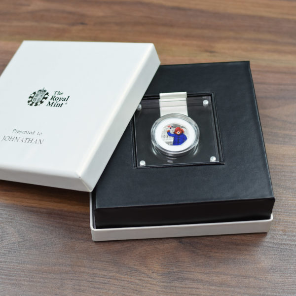 Silver Proof Paddington 50p in a deluxe personalised gift box - Image 5