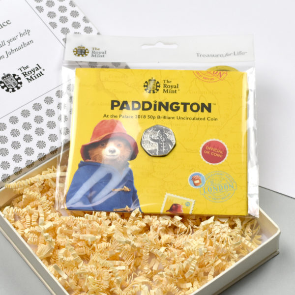 Uncirculated Paddington 50p in a personalised gift box - Image 5