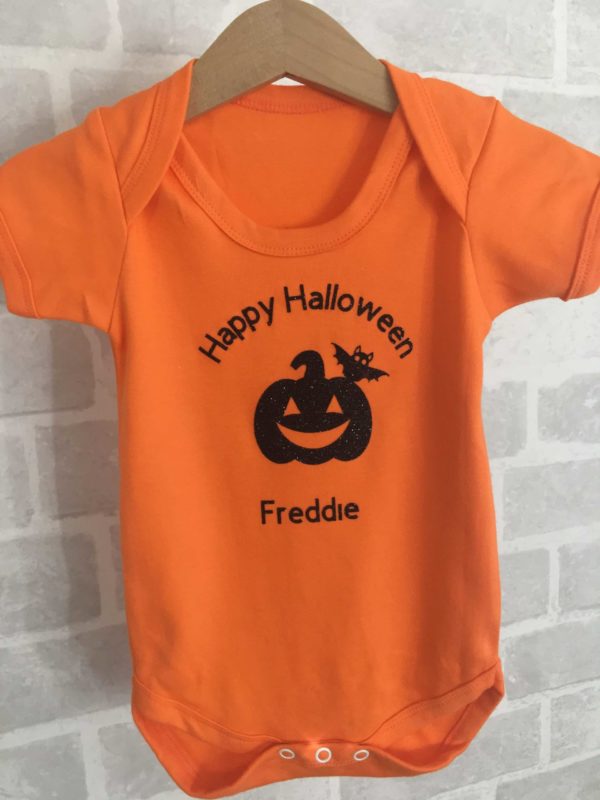 Itty Bitty Happy Halloween Romper