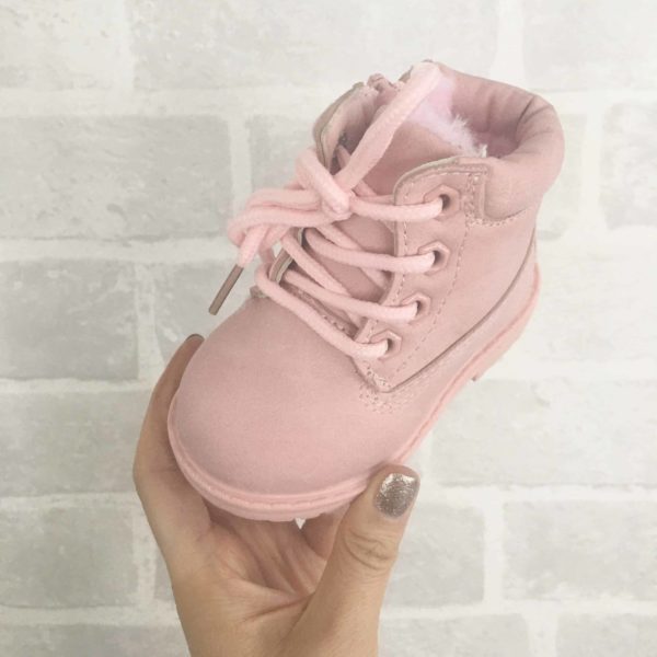 Itty Bitty Candy Pink Timmy Winter fur boots