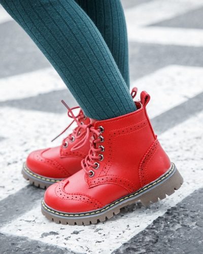 Itty Bitty Red Sasha Boots