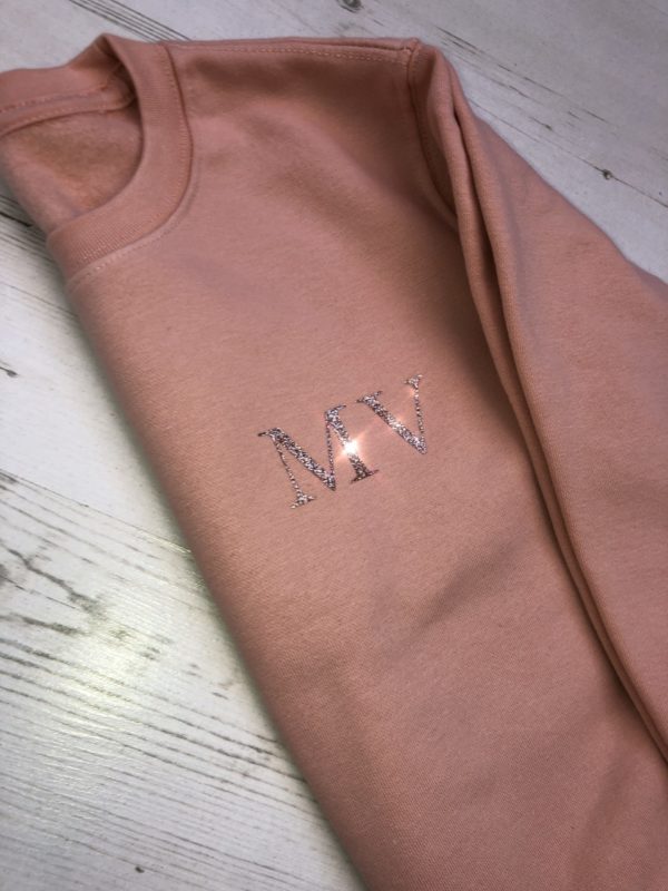 Itty Bitty Limited Edition Pink & Rose Gold Sparkle Personalised Tracksuit