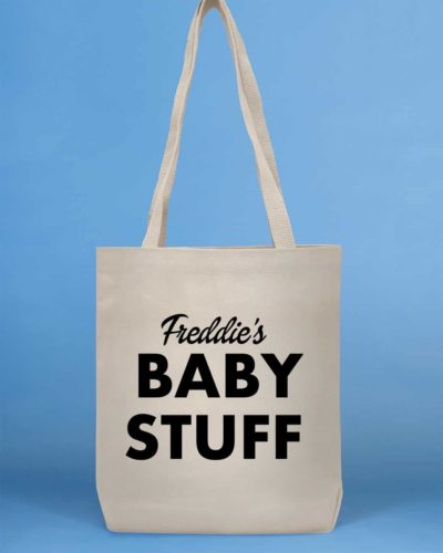 Personalised Baby Stuff Tote Bag