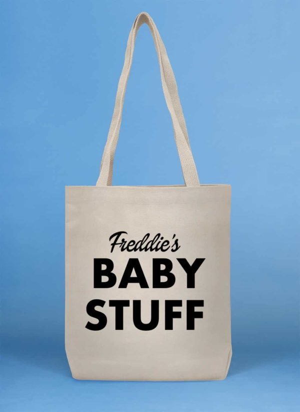 Personalised Baby Stuff Tote Bag