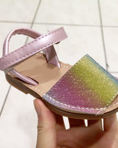 Itty Bitty Rainbow Sparkle Sandals