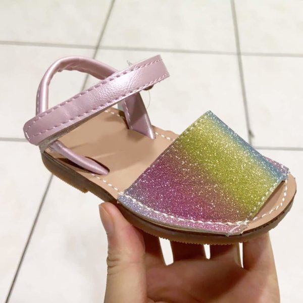 Itty Bitty Rainbow Sparkle Sandals