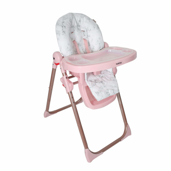 Snooki MAWMA Rose Gold Marble Premium Highchair