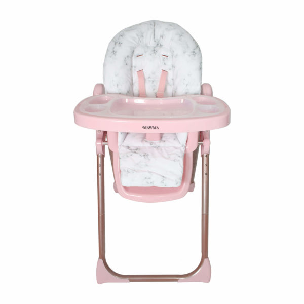 Snooki MAWMA Rose Gold Marble Premium Highchair