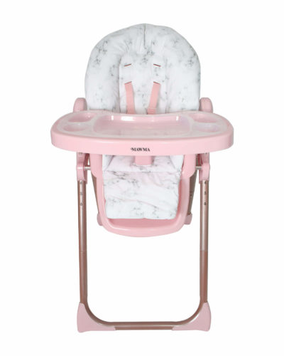 Snooki MAWMA Rose Gold Marble Premium Highchair