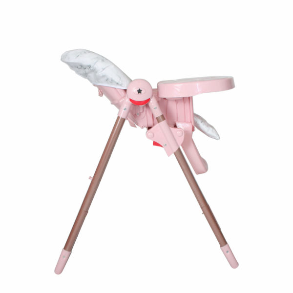 Snooki MAWMA Rose Gold Marble Premium Highchair