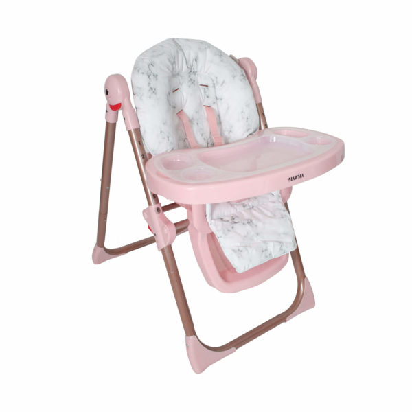 Snooki MAWMA Rose Gold Marble Premium Highchair