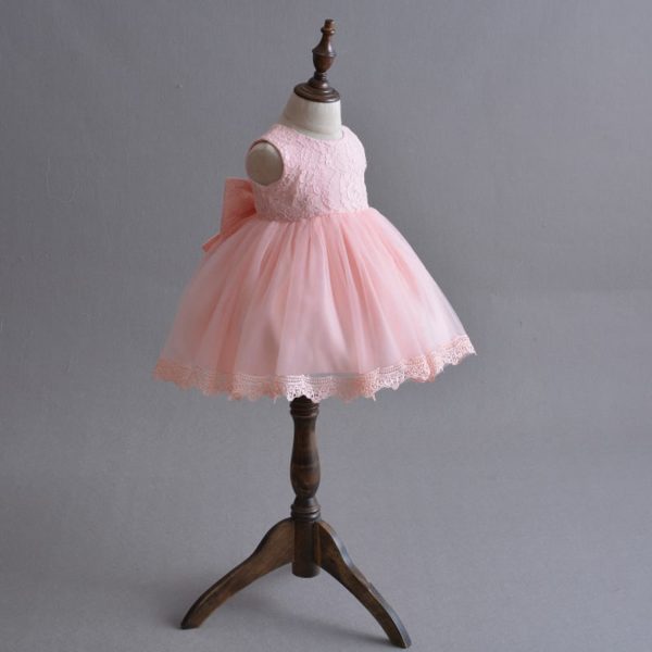 Pink Princess Bow Dress