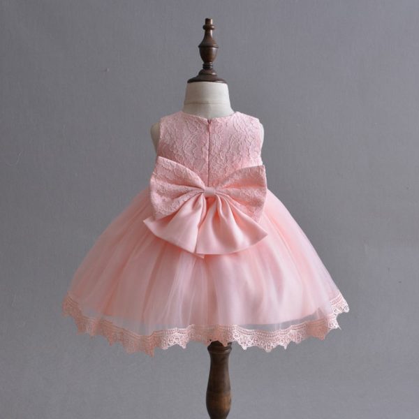 Pink Princess Bow Dress