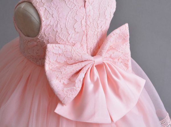 Pink Princess Bow Dress