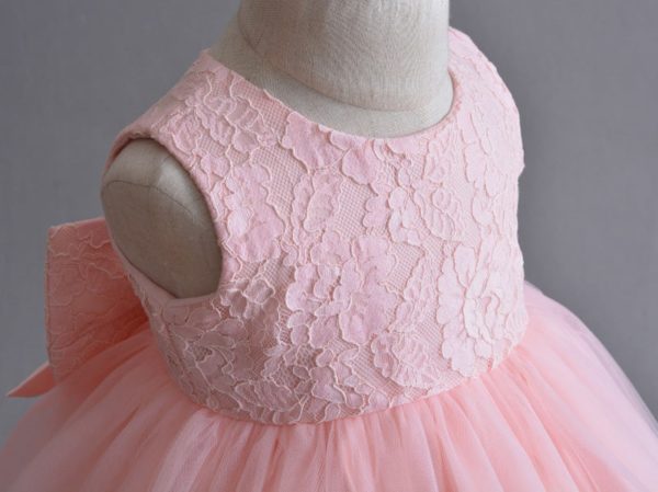 Pink Princess Bow Dress